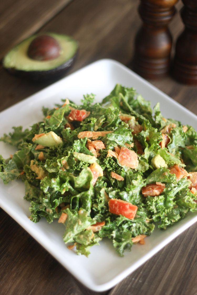 Easy Cheesy Kale Salad-4