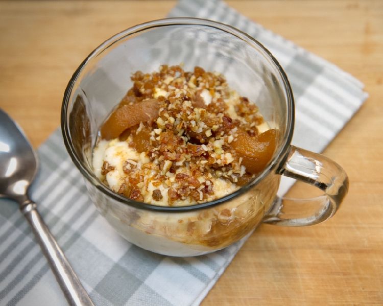 Apple Pie Banana Ice Cream |www.LiveSimplyNatural.com