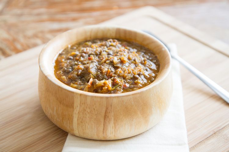 everything but the kitchen sink lentil soup