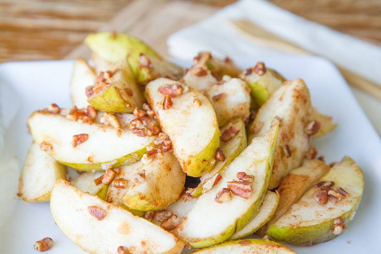 Pear Perfect Fruit Salad |www.LiveSimplyNatural.com