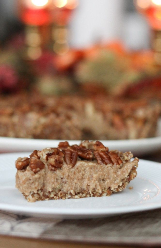 Raw Vegan Pecan Pie |www.LiveSimplyNatural.com