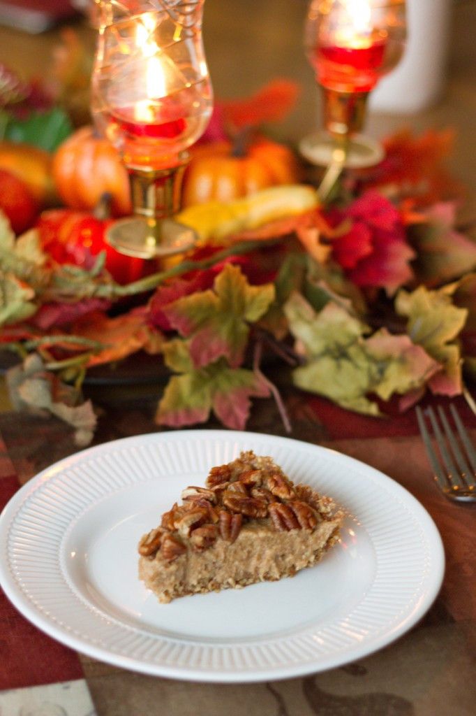 Raw Vegan Pecan Pie |www.LiveSimplyNatural.com