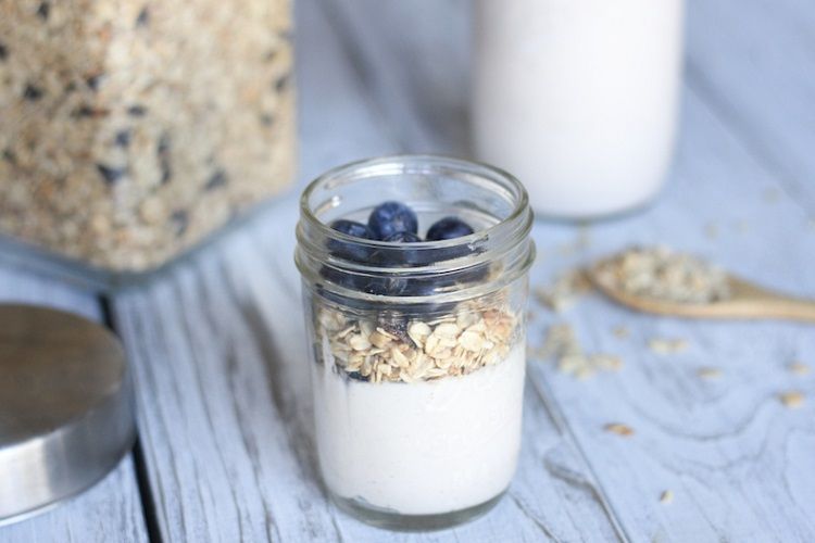 Raw Coconut Yogurt Recipe |www.LiveSimplyNatural.com