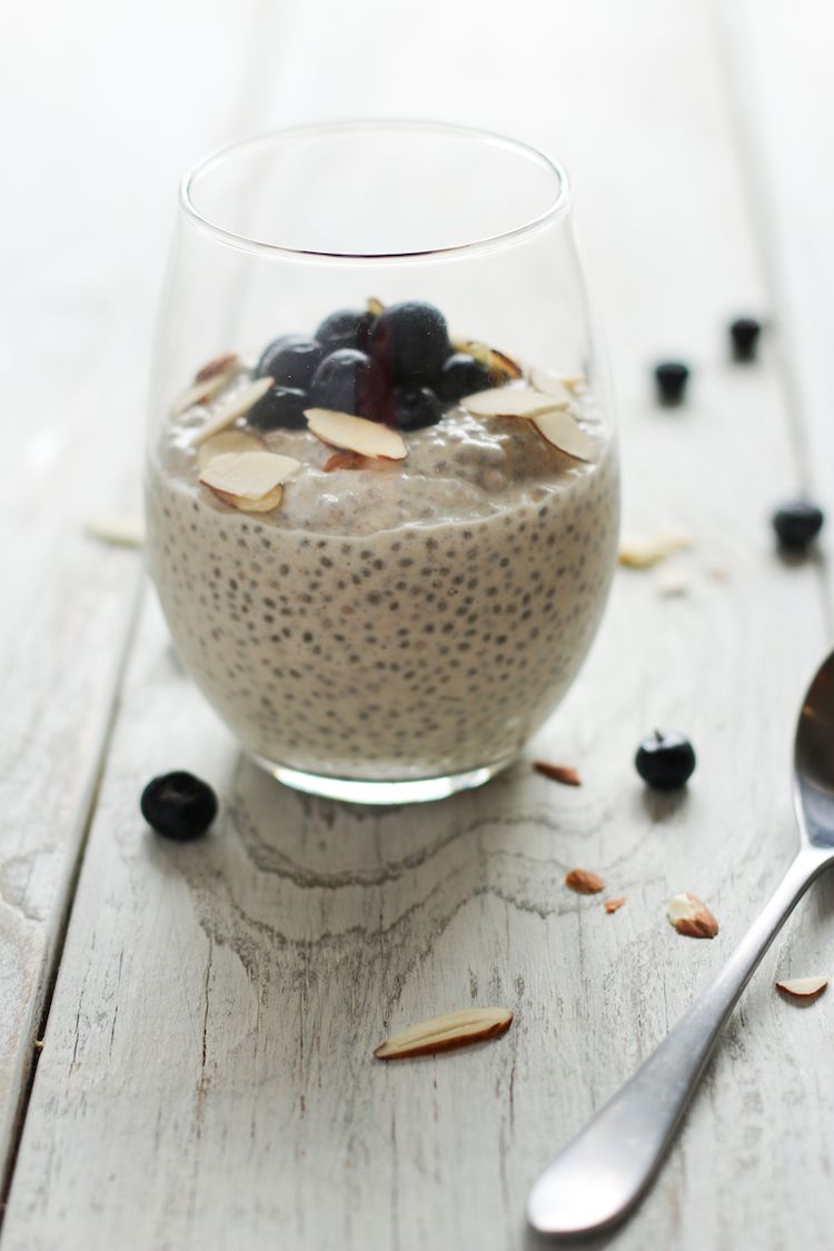 Simple Cashew Cream Chia Pudding