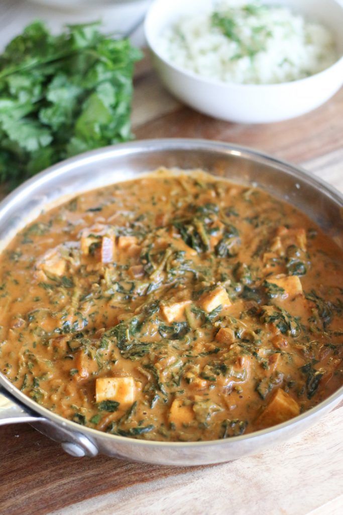 My Favorite Vegan Saag Paneer Recipe - Live Simply Natural