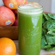 Spinach Orange Green Juice - Live Simply Natural