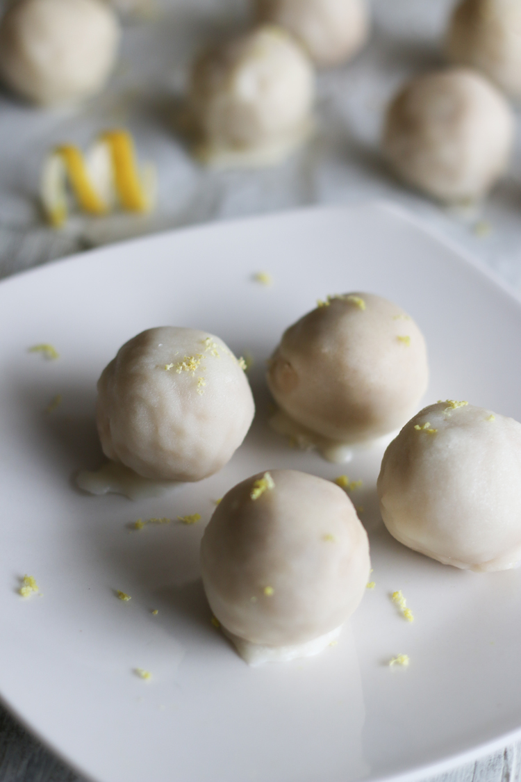 Chickpea Lemon Coconut Bites | www.LiveSimplyNatural.com