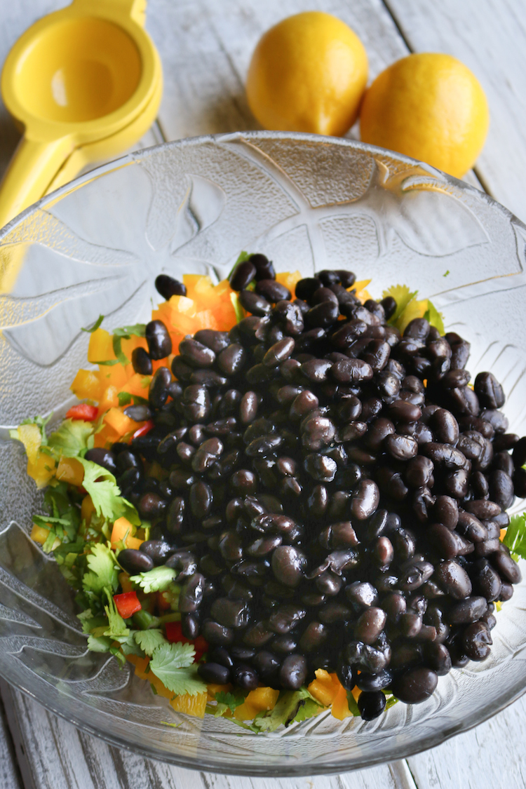 Black Bean Taco Lettuce Wraps | www.LiveSimplyNatural.com