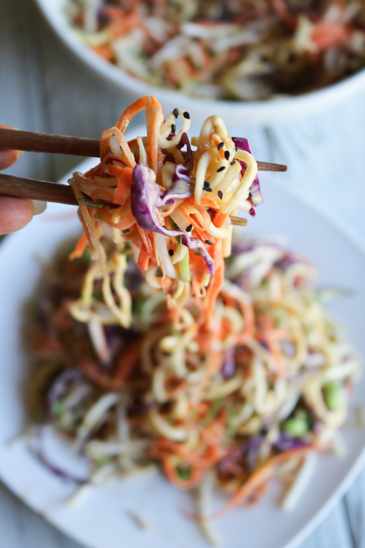 Raw Vegan Rainbow Pad Thai