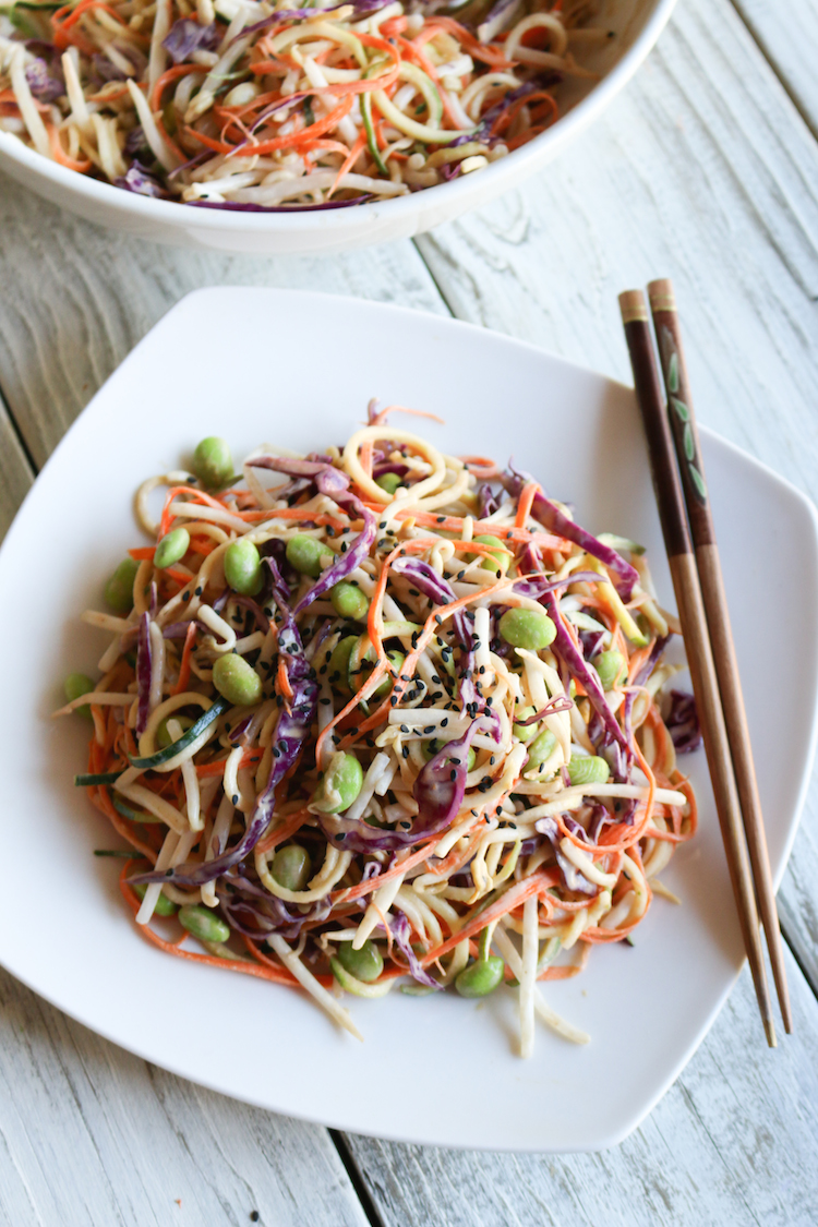 Raw Rainbow Veggie Pad Thai | www.LiveSimplyNatural.com