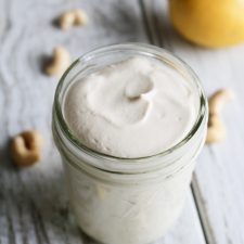 Easy Vegan Cashew Sour Cream Sauce - Live Simply Natural