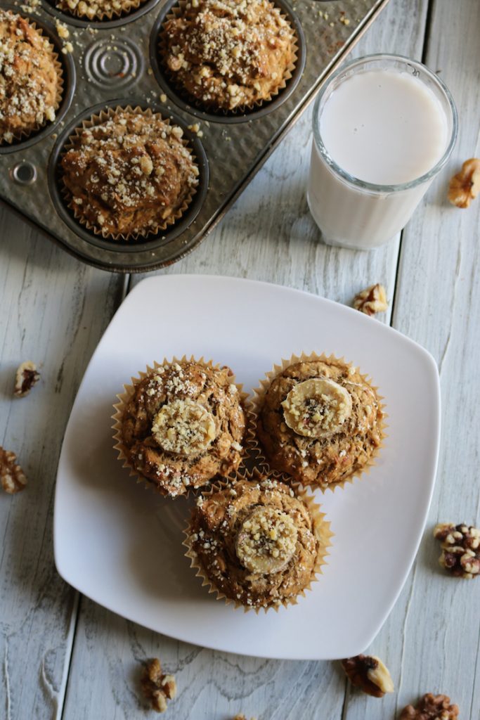 Vegan Gluten Free Banana Breakfast Muffins Live Simply Natural