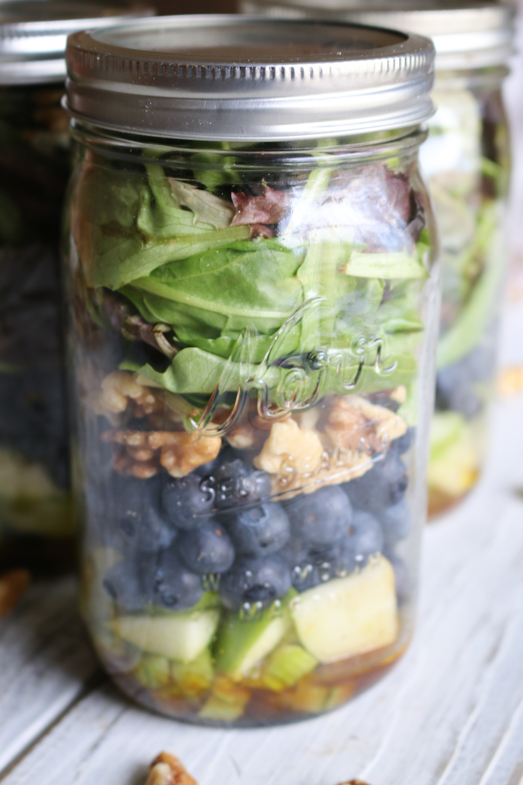 Blueberry Walnut Summer Salad