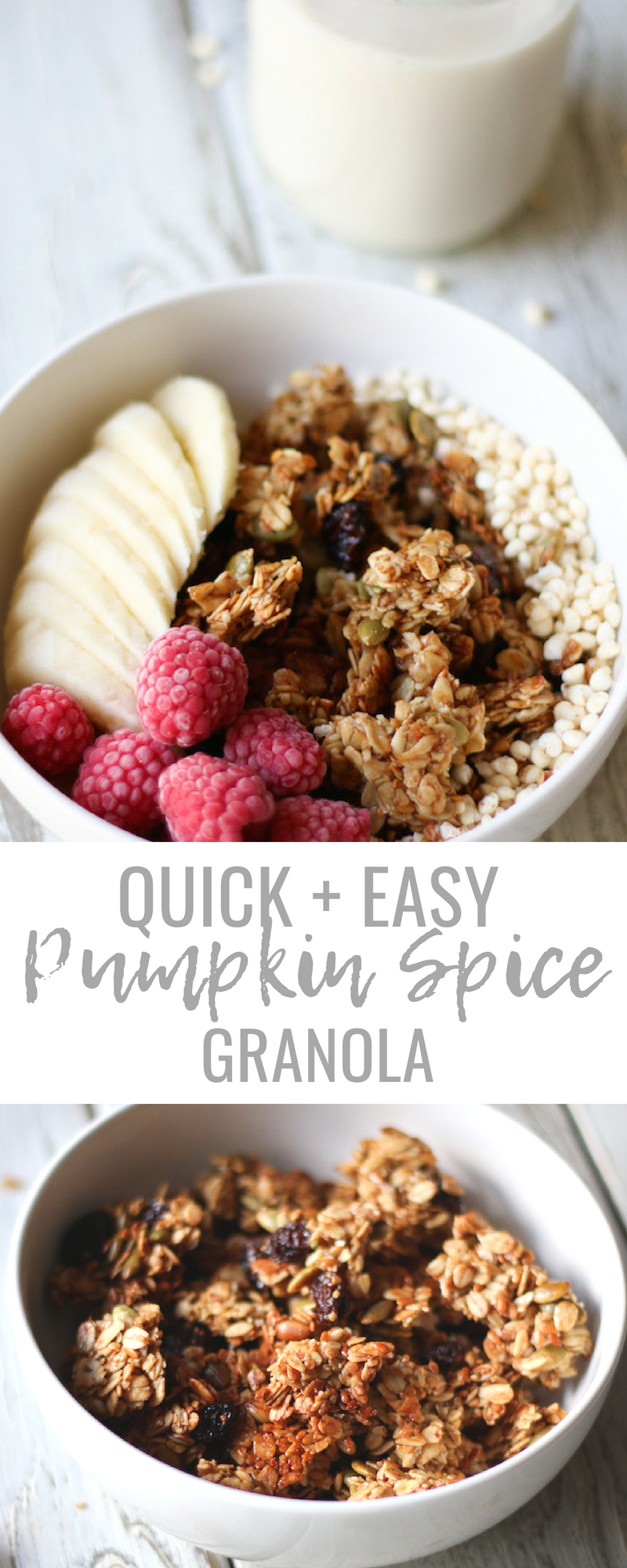 Quick + Easy Pumpkin Spice Granola