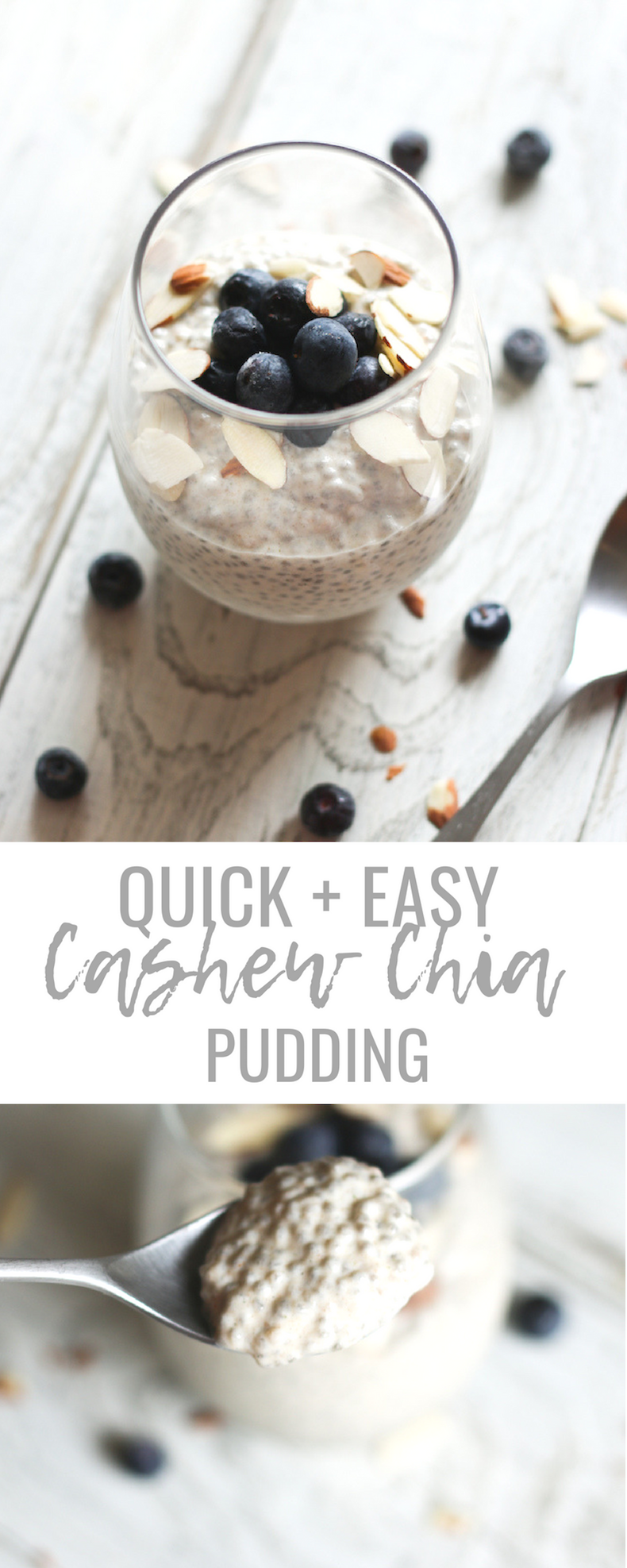 Quick & Easy Cashew Chia Pudding