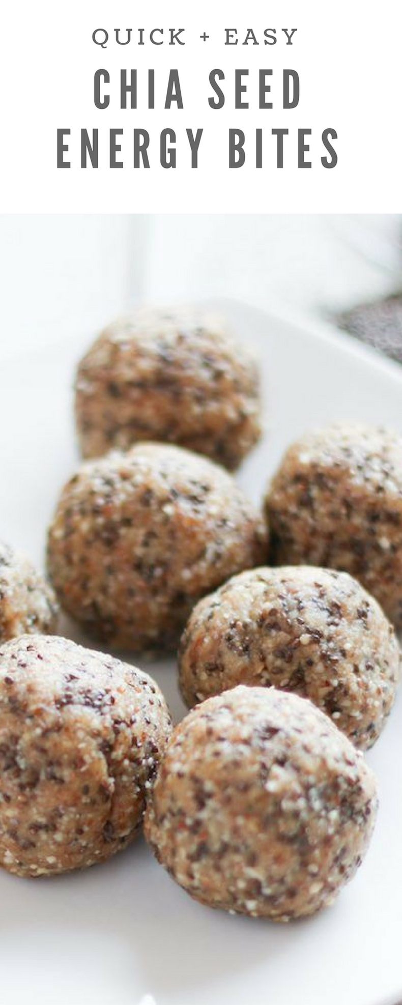 Raw Vegan Chia Seed Energy Bites