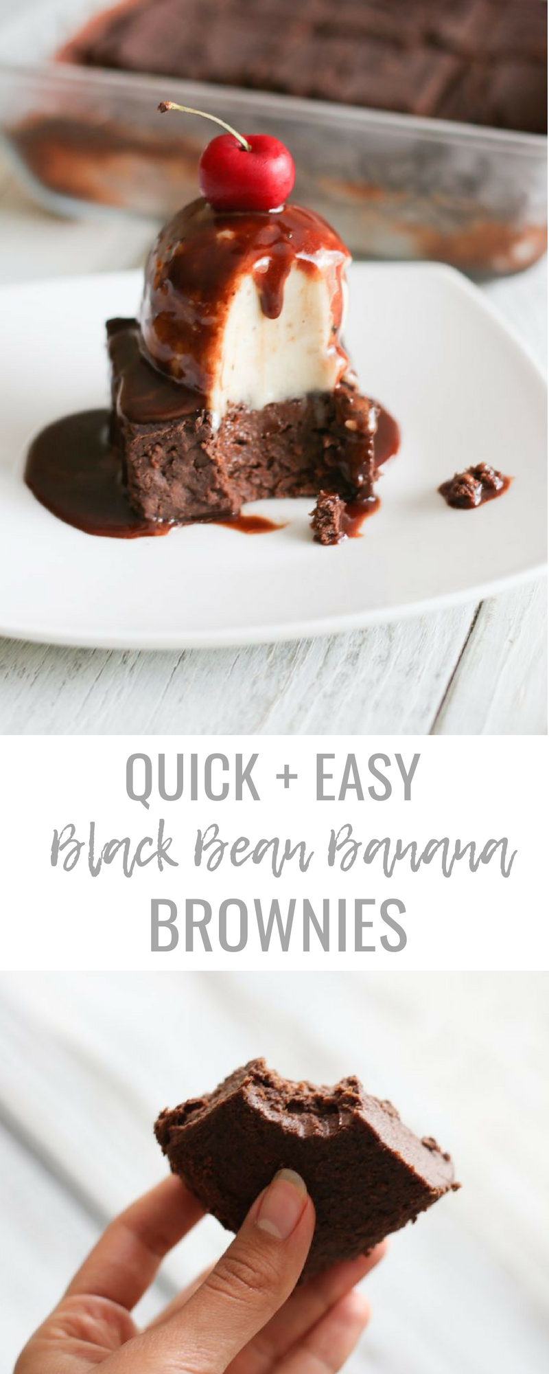 Quick + Easy Black Bean Brownie