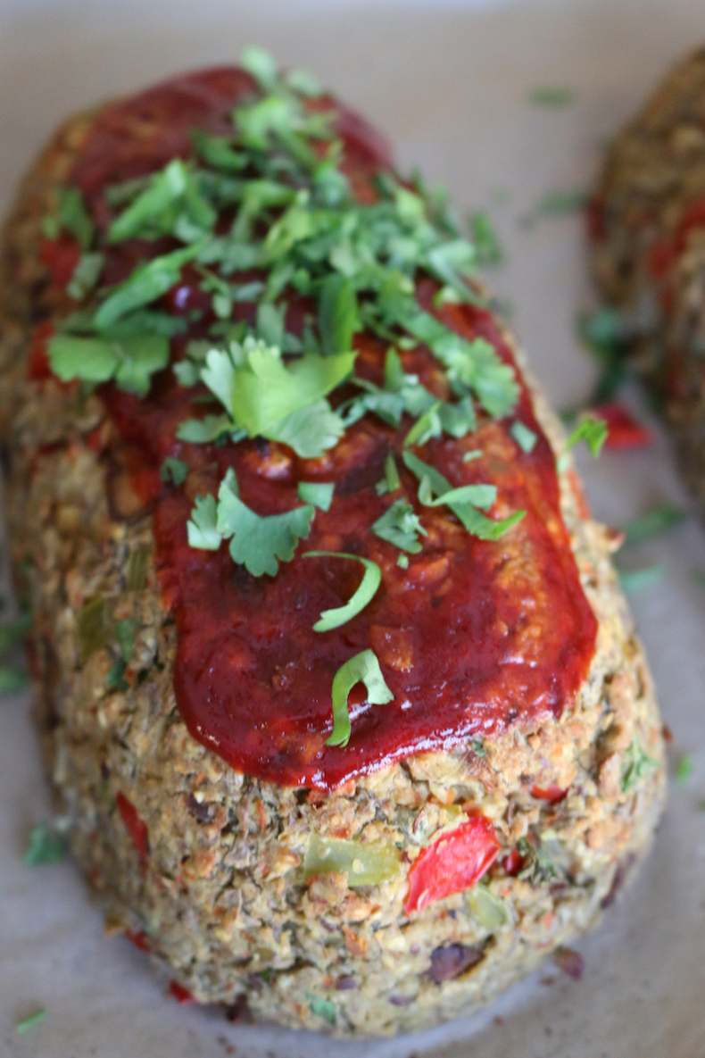 Vegan Lentil Loaf with Maple Glaze | www.livesimplynatural.com