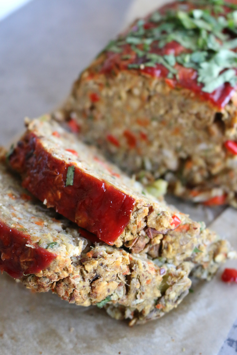 Vegan Lentil Loaf with Maple Glaze | www.livesimplynatural.com