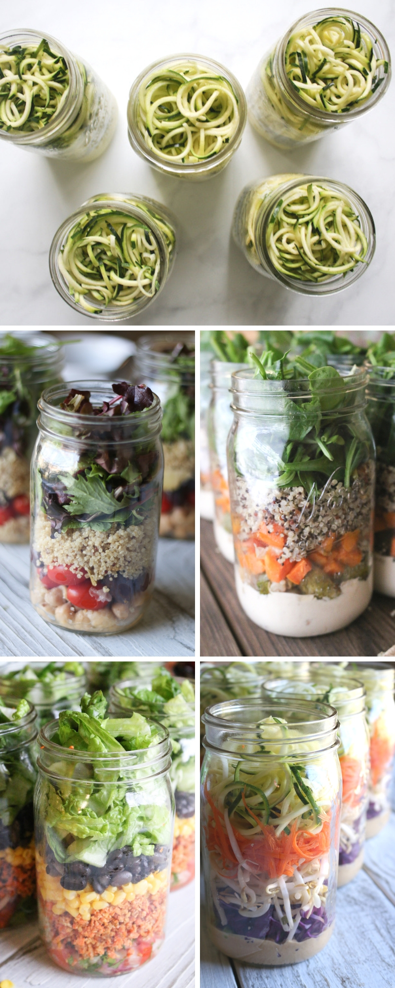 Top 10 Plant-Based Mason Jar Salad Recipes | www.livesimplynatural.com