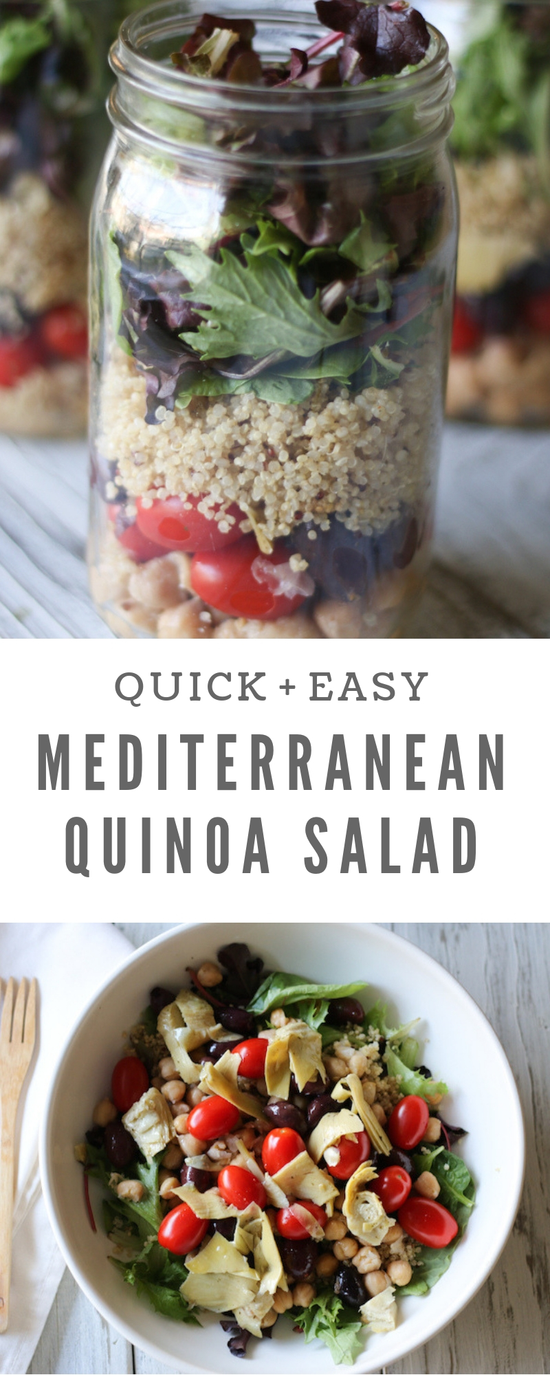 Quick & Easy Mediterranean Quinoa Salad