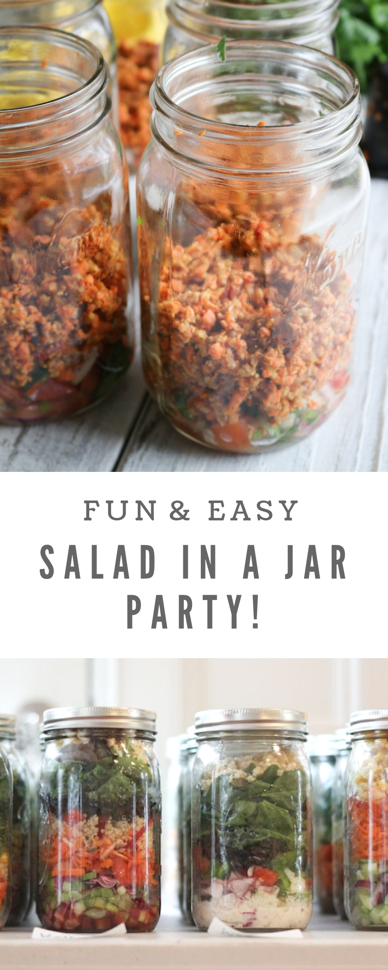 Salad In A Jar Party!