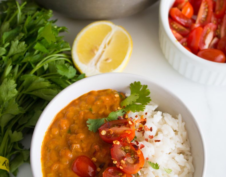 Red Lentil Coconut Curry Soup - Live Simply Natural