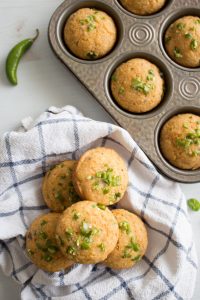 Vegan Jalapeño Cornbread Muffins Recipe