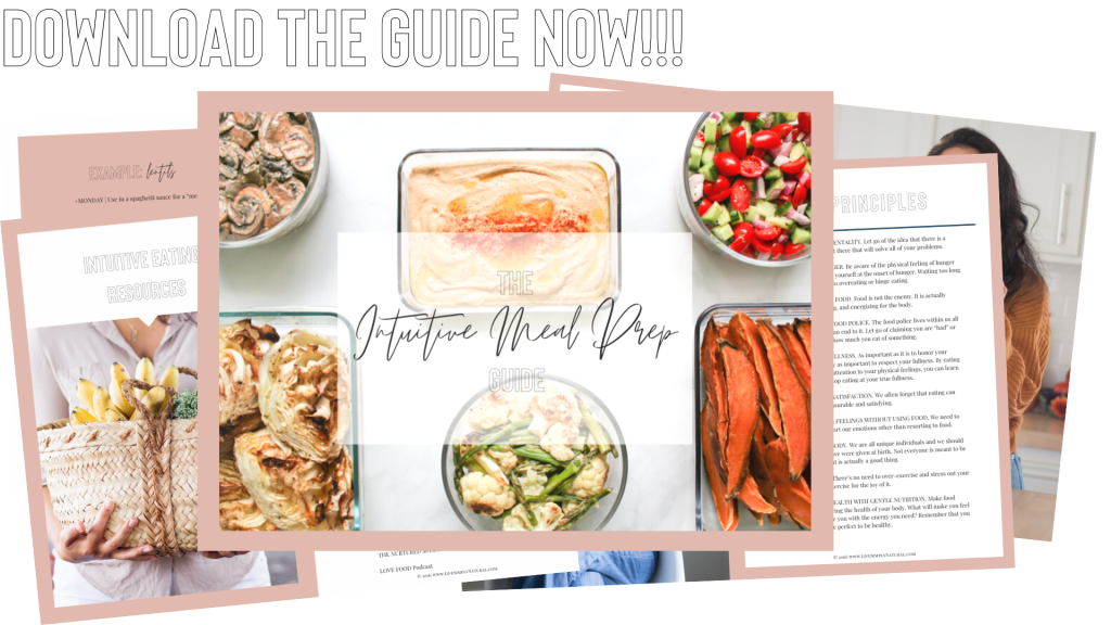 Intuitive Meal Prep + FREE Guide! - Live Simply Natural